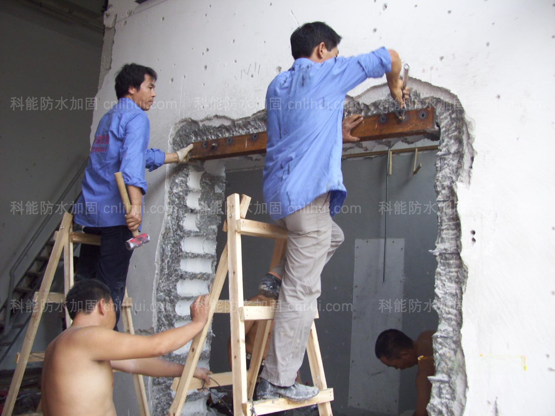 珠海墙体开孔洞加固改造施工